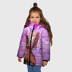 Куртка зимняя для девочки Darling, цвет: 3D-черный — фото 2