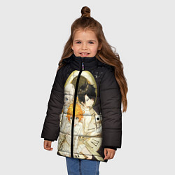 Куртка зимняя для девочки Обещанный Неверленд, цвет: 3D-красный — фото 2