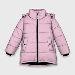 Куртка зимняя для девочки Светло-розовый, цвет: 3D-черный
