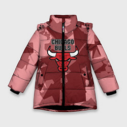 Куртка зимняя для девочки MICHAEL JORDAN, цвет: 3D-черный