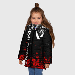 Куртка зимняя для девочки VALORANT, цвет: 3D-черный — фото 2