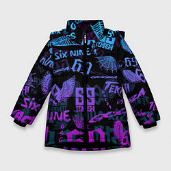 Зимняя куртка для девочки 6IX9INE