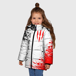 Куртка зимняя для девочки THE WITCHER, цвет: 3D-черный — фото 2
