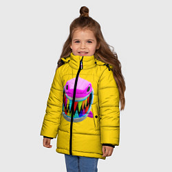 Куртка зимняя для девочки 6IX9INE 69 SHARK НА СПИНЕ, цвет: 3D-светло-серый — фото 2