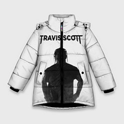 Куртка зимняя для девочки TRAVIS SCOTT, цвет: 3D-черный