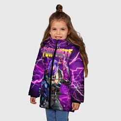 Куртка зимняя для девочки Fortnite Cyclo Outfit, цвет: 3D-светло-серый — фото 2