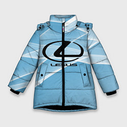 Куртка зимняя для девочки Lexus, цвет: 3D-черный
