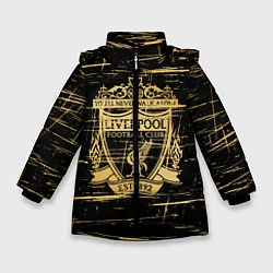 Куртка зимняя для девочки LIVERPOOL, цвет: 3D-черный