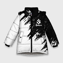 Куртка зимняя для девочки Sabaton, цвет: 3D-светло-серый