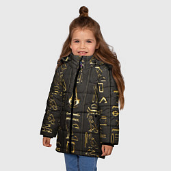 Куртка зимняя для девочки ASSASSINS CREED:ORIGINS, цвет: 3D-черный — фото 2