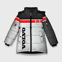 Куртка зимняя для девочки VOLVO, цвет: 3D-черный