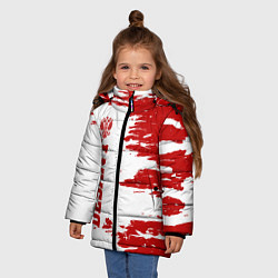Куртка зимняя для девочки Десант, цвет: 3D-черный — фото 2
