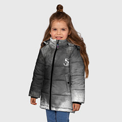 Куртка зимняя для девочки The umbrella academy Z, цвет: 3D-красный — фото 2