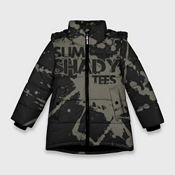 Куртка зимняя для девочки Slim Shady, цвет: 3D-черный
