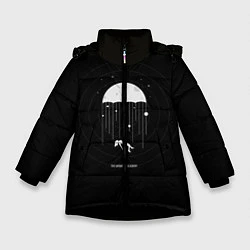 Куртка зимняя для девочки The umbrella academy, цвет: 3D-черный