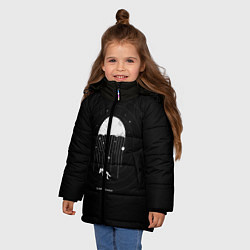 Куртка зимняя для девочки The umbrella academy, цвет: 3D-черный — фото 2
