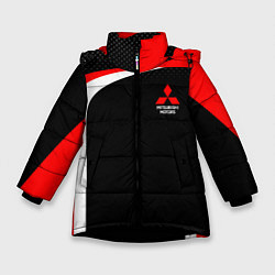 Куртка зимняя для девочки EVO Racer uniform, цвет: 3D-черный