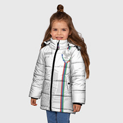 Куртка зимняя для девочки Дагестан цвета 3D-черный — фото 2