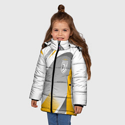 Куртка зимняя для девочки Juventus Uniform, цвет: 3D-черный — фото 2