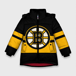 Куртка зимняя для девочки BOSTON BRUINS NHL, цвет: 3D-красный