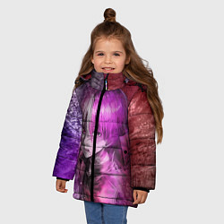 Куртка зимняя для девочки Шото Тодороки, цвет: 3D-черный — фото 2