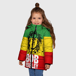 Куртка зимняя для девочки Bob Marley, цвет: 3D-светло-серый — фото 2