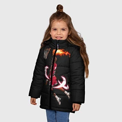 Куртка зимняя для девочки MICHAEL JORDAN, цвет: 3D-светло-серый — фото 2