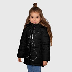 Куртка зимняя для девочки Кирито, цвет: 3D-красный — фото 2