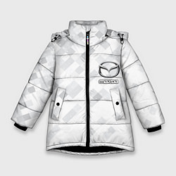 Куртка зимняя для девочки MAZDA, цвет: 3D-черный