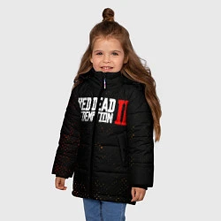 Куртка зимняя для девочки RED DEAD REDEMPTION 2, цвет: 3D-светло-серый — фото 2