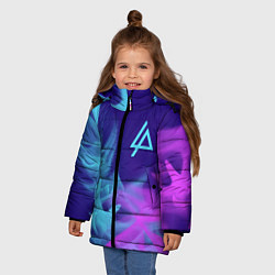 Куртка зимняя для девочки LINKIN PARK ЛИНКИН ПАРК, цвет: 3D-черный — фото 2