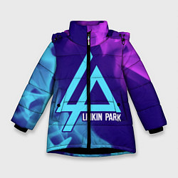 Куртка зимняя для девочки LINKIN PARK ЛИНКИН ПАРК, цвет: 3D-черный