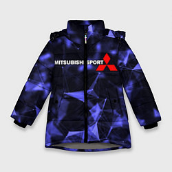 Куртка зимняя для девочки MITSUBISHI, цвет: 3D-светло-серый