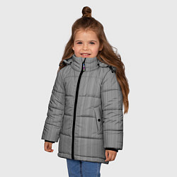 Куртка зимняя для девочки Серый, цвет: 3D-светло-серый — фото 2