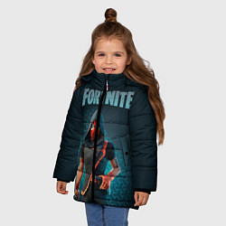Куртка зимняя для девочки Street Serpent Fortnite, цвет: 3D-черный — фото 2