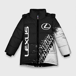 Куртка зимняя для девочки LEXUS ЛЕКСУС, цвет: 3D-черный