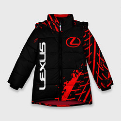 Куртка зимняя для девочки LEXUS ЛЕКСУС, цвет: 3D-красный