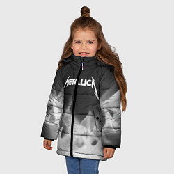 Куртка зимняя для девочки METALLICA МЕТАЛЛИКА, цвет: 3D-черный — фото 2