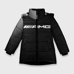 Куртка зимняя для девочки MERCEDES МЕРСЕДЕС, цвет: 3D-черный