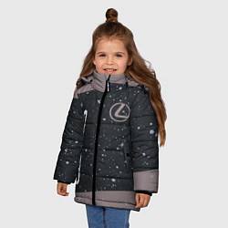 Куртка зимняя для девочки LEXUS ЛЕКСУС, цвет: 3D-красный — фото 2