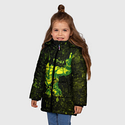 Куртка зимняя для девочки JOJOS BIZARRE ZA WARUDO, цвет: 3D-черный — фото 2