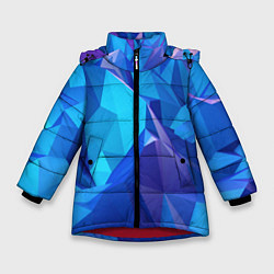 Куртка зимняя для девочки NEON CRYSTALLS, цвет: 3D-красный