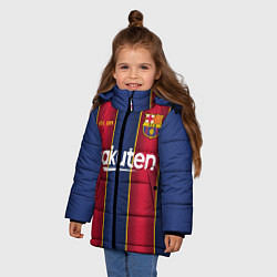 Куртка зимняя для девочки BARCELONA 2021 - ДОМАШНЯЯ, цвет: 3D-черный — фото 2
