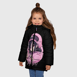 Куртка зимняя для девочки Among Us, цвет: 3D-черный — фото 2