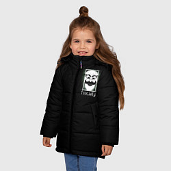 Куртка зимняя для девочки MP ROBOT, цвет: 3D-черный — фото 2