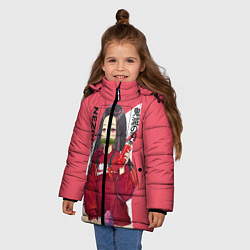 Куртка зимняя для девочки Nezuko, цвет: 3D-черный — фото 2