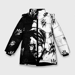 Куртка зимняя для девочки DEATH STRANDING, цвет: 3D-черный