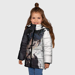 Куртка зимняя для девочки Black Asta, цвет: 3D-черный — фото 2