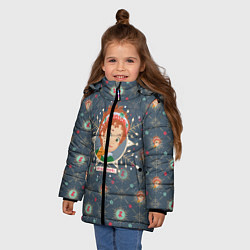 Куртка зимняя для девочки Fancy Nancy, цвет: 3D-черный — фото 2