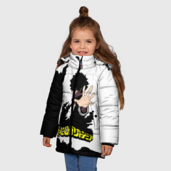 Куртка зимняя для девочки Моя геройская академия, цвет: 3D-черный — фото 2